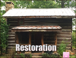 Historic Log Cabin Restoration  Equality, Alabama